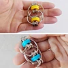 Hand Spinner Tri-Spinner Reduce Stress EDC Fidget Toy For Autism ADHD Key Ring Fidgetde Toy Fingertip Decompression Chain 2022 ► Photo 2/6