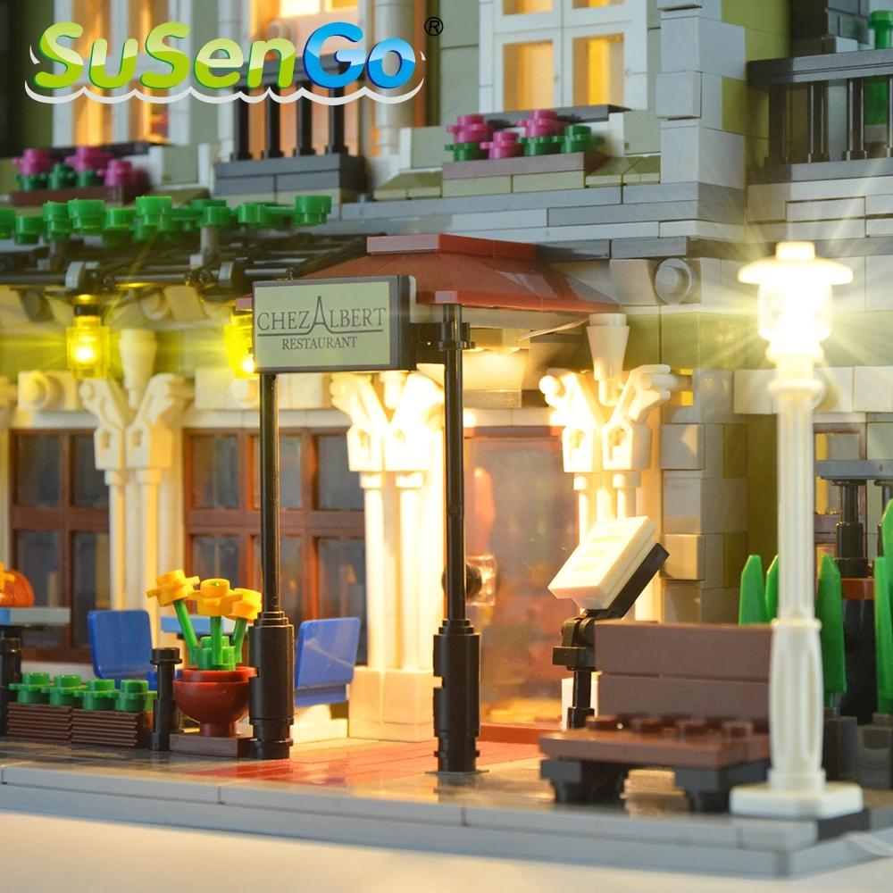 SuSenGo светодиодный светильник Набор для 10243|building set|set ledset light |