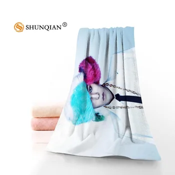 

New Custom T.O.P BIGBANG Towel Printed Cotton Face/Bath Towels Microfiber Fabric For Kids Men Women Shower Towels QWE987