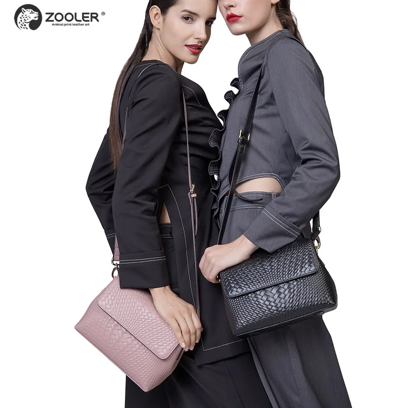 High quality Genuine leather bags women bag ZOOLER luxury designer messenger shoulder bags ladies crossbody clutch bag2019#6152