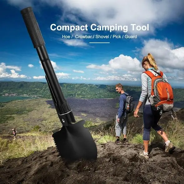 

Foldable Military Shovel Trowel Dibble Pick Mini Emergence Survival Compass Spade Garden Camping Outdoor Shovel Tool Parts
