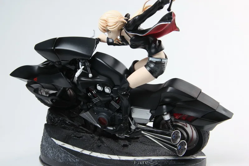 Японское аниме FGO Fate Grand Order Saber Cuirassier Noir мотоцикл фигурка модель игрушки