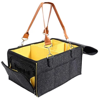 

Portable Baby Diaper Caddy Organizer Tote Nappy Caddy Organizer Large Size Nursery Essentials Storage Bins for Changing Table
