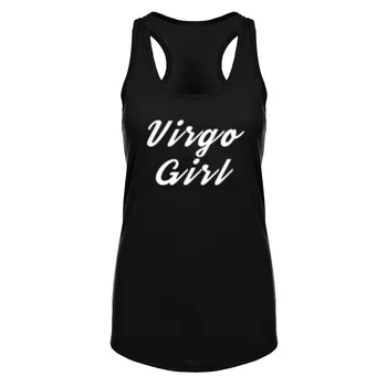 

Womens Virgo Girl Fitness Workout Racerback Casual Tank Tops