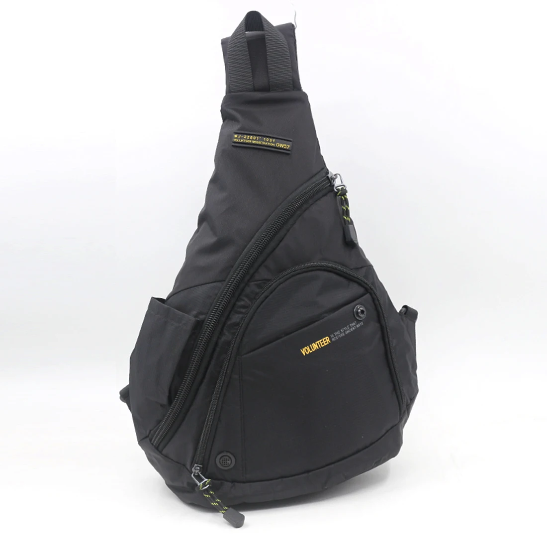 Высокое качество, один рюкзак, рюкзак для путешествий, модный рюкзак для бутылки воды/чайника, сумка через плечо, нагрудные сумки, новинка - Цвет: Black