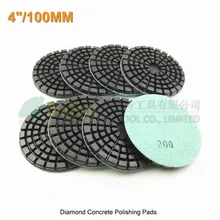 Special Offers 8pcs/pk 100mm diamond concrete floor renew pads Grit #200 concrete sanding discs Resin bond floor polishing pads for beton Special Offers 8pcs/pk 100mm diamond concrete floor renew pads Grit #200 concrete sanding discs Resin bond floor polishing pads for beton