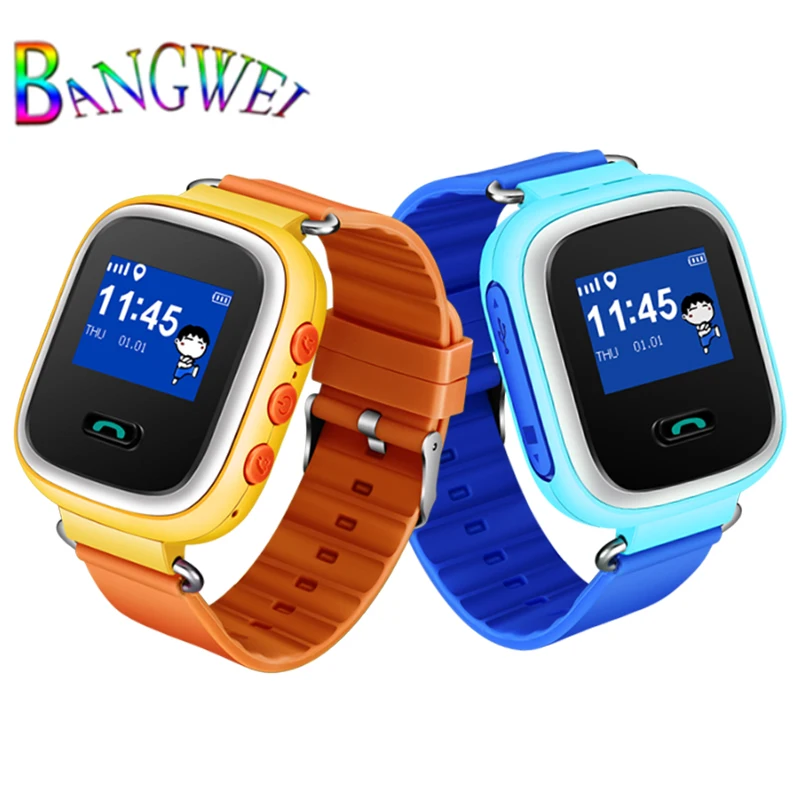 

2018BANGWEI new fashion children's smart watch LBS tracker Support SIM card mobile phone call large capacity battery smart watch