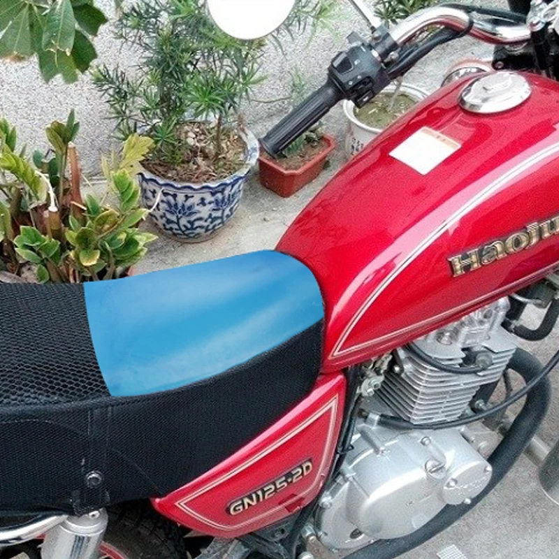 AAG гелевая Подушка для сиденья крутой коврик под мотоцикл синего цвета 2 размера для лета Удобная гладкая портативная поддерживающая подушка для бедер