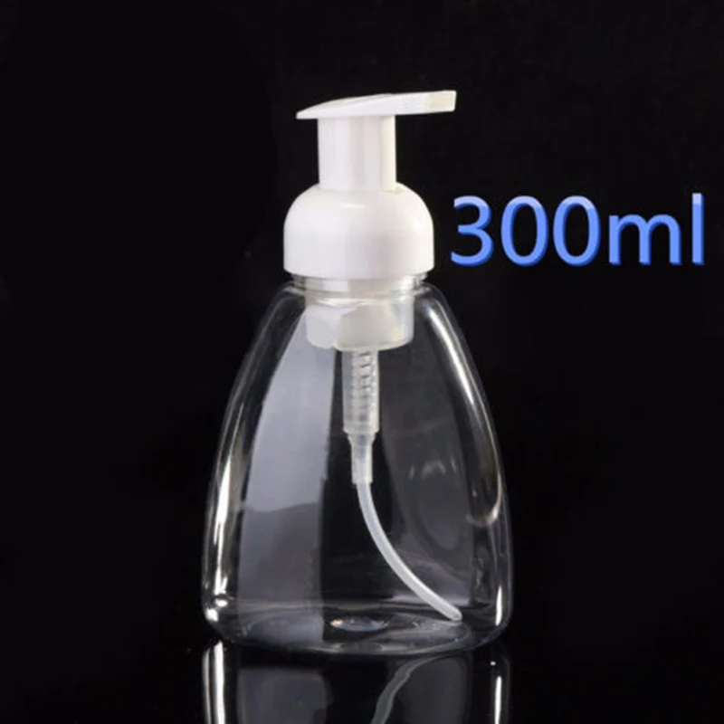 

300ml Empty Plastic Travel Foamer Hand Wash Soap Dispenser Foam Pump Foaming Bottle Liquid Shower Gel Foam Travel