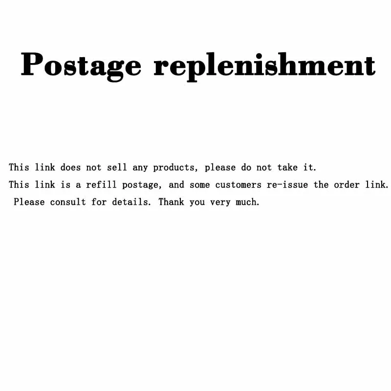 

Make up postage & reissue link