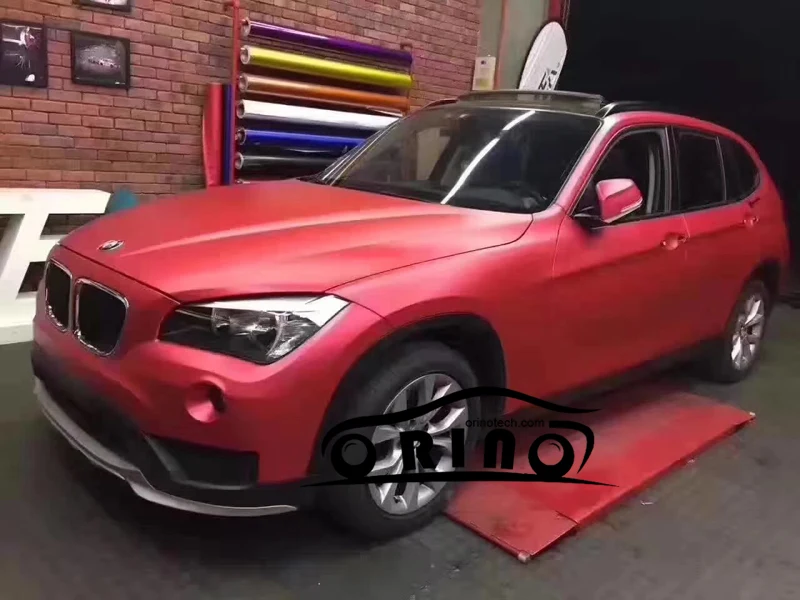 Голубой матовый хром виниловая автомобильная пленка покрытие для кожи с