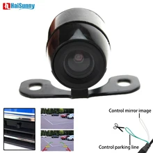 HaiSunny Auto Retrovisore Del Veicolo Lato Anteriore Vista di Backup Telecamera di retromarcia 4 Spille Interfaccia con o senza Specchio Immagine Convertire Linea