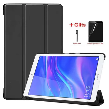 

Slim Flip PU Leather Case for Huawei MediaPad M5 lite 8.0 JDN2-W09/AL00 Funda Cover for Huawei MediaPad m5 lite 8 Case+film+pen