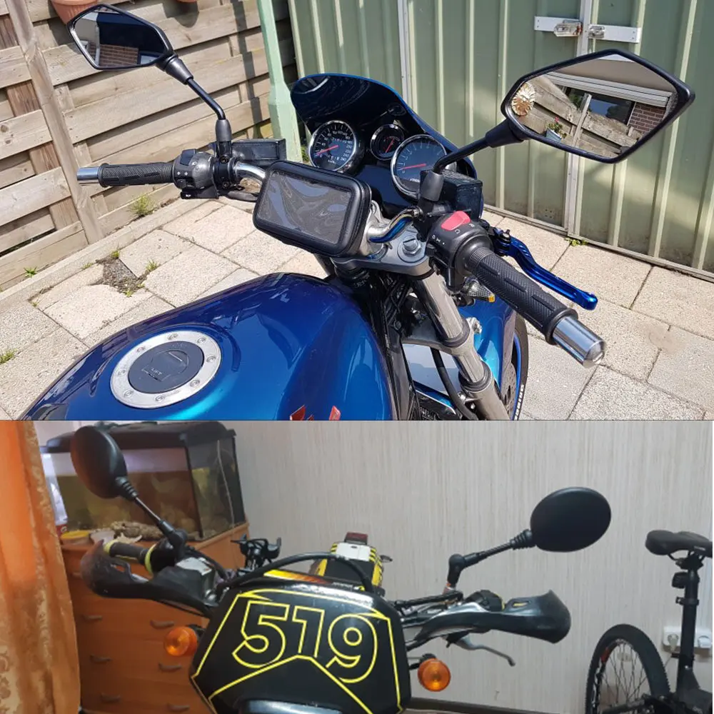 Аксессуары для мотоциклетного зеркала заднего вида с адаптером honda varadero xl1000 suzuki