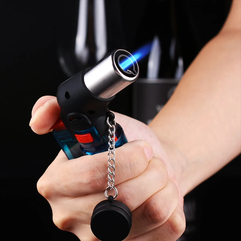

Mini Butane Jet Torch Cigarette Windproof Lighter Random Color Plastic Fire Ignition Burner NO GAS Dropshipping X