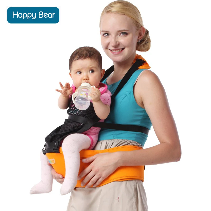 

HappyBear Baby Carrier Multifunctional Breathable Kangaroos BackPack Infant Sling Carrier Hip Seat Baby Carrier 8025
