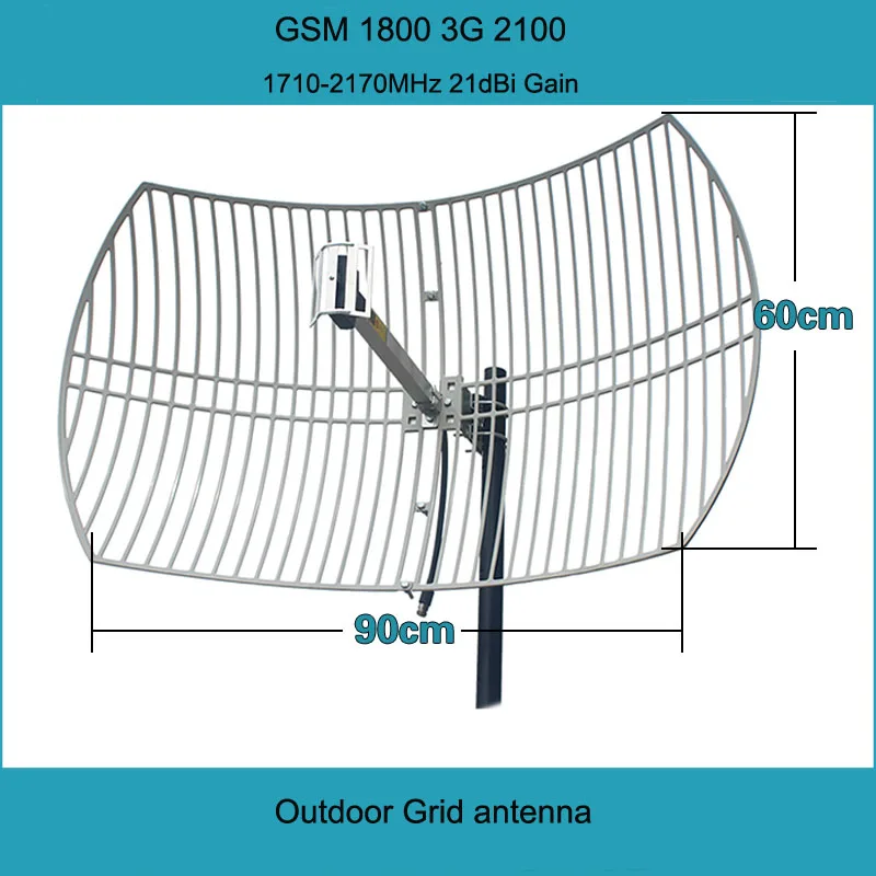 GSM 1800 WCDMA 2100 2G 3g 4G LTE наружная сетчатая антенна 21dBi 4G Антенна внешняя антенна для мобильного телефона усилитель сигнала повторитель