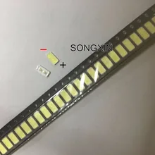 2000 шт. для LG светодиодный ЖК-дисплей ТВ Подсветка Применение светодиодный 6030 светильник-излучающий светильник бусины холодный белый Высокая Мощность 1 Вт 6В