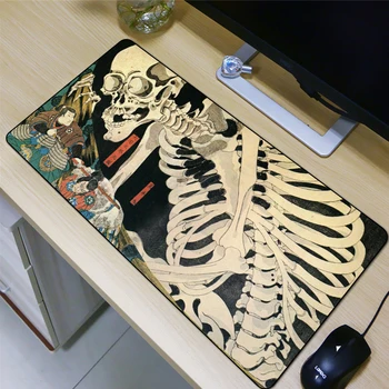 

FFFAS 80X40cm Alternative mouse pad Samurai Large size Horror Series Japan Europe and America Applicable to notebook computers