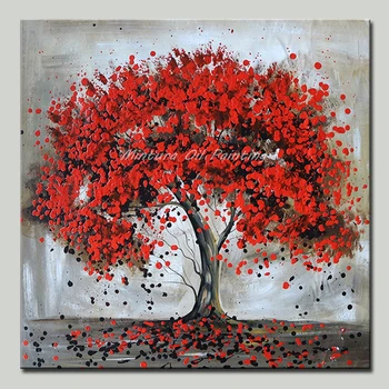 

Oil Paintings Mintura big tree Modern Art Hand Painted Acrylic Canvas Art Pictures Room Decor canvas art Wall stick No Framed