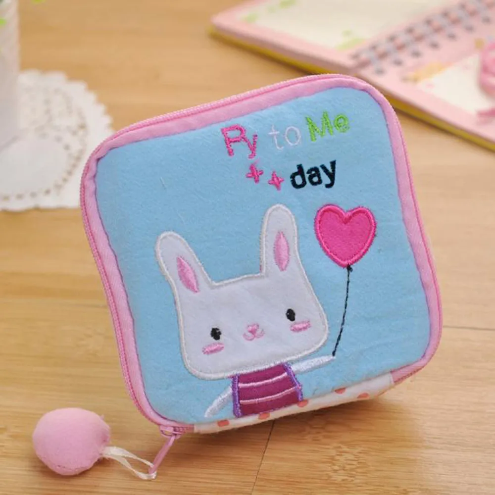 

Ladies cute wallet mini bag phone key sanitary napkin storage bag cosmetic storage bag cute fashion girl purse portamonedas