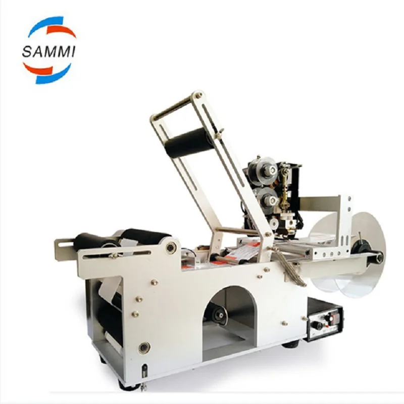 

Semi-automatic Sticker Labeling Machine With sticker printer