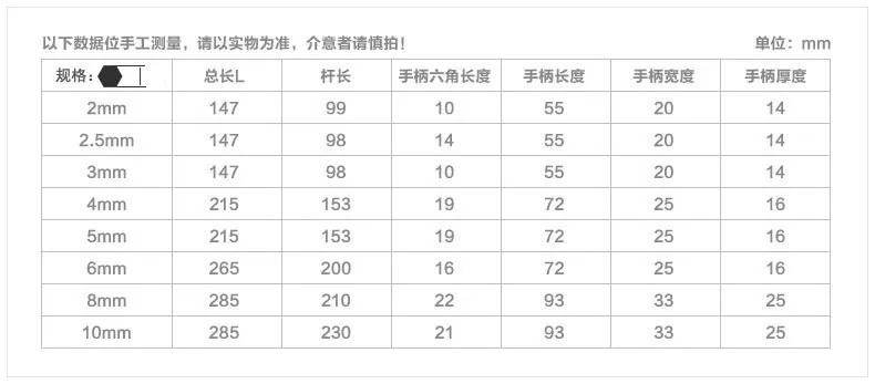 1PCS-2/2,5/для детей от 3 до 10, BRT Т-образный шестигранный ключ из нержавеющей стали с ручкой, 7-Тип шестигранная отвертка, шестигранного ключа, хром-ванадиевая сталь Сталь CR-V