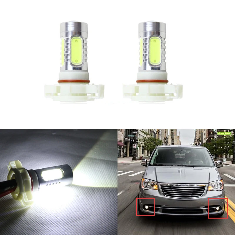 PSX24W Led Fog Light Bulbs For Chrysler Town & Country