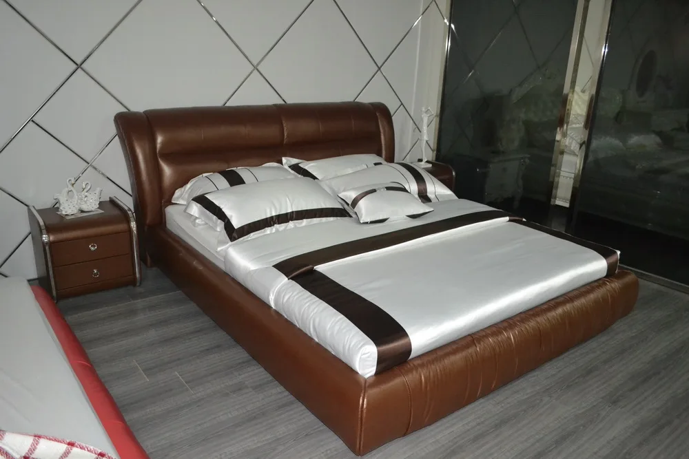 Мебель для спальни мягкая кровать мебель для спальни Cabecero Cama Muebles Para Casa Rushed Real King не деревянная мягкая кровать современные кровати