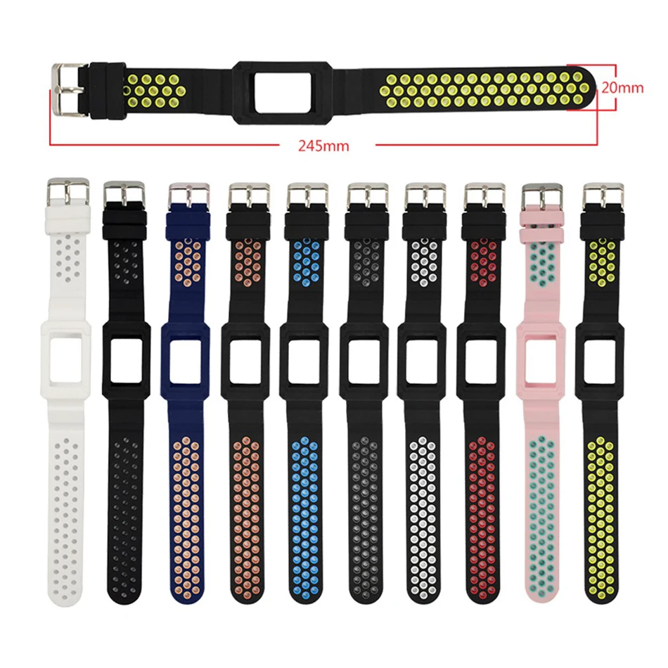 Защитный чехол для часов 2 в 1 Fitbit Charge 3 Смарт часы сменный браслет мужчин и женщин
