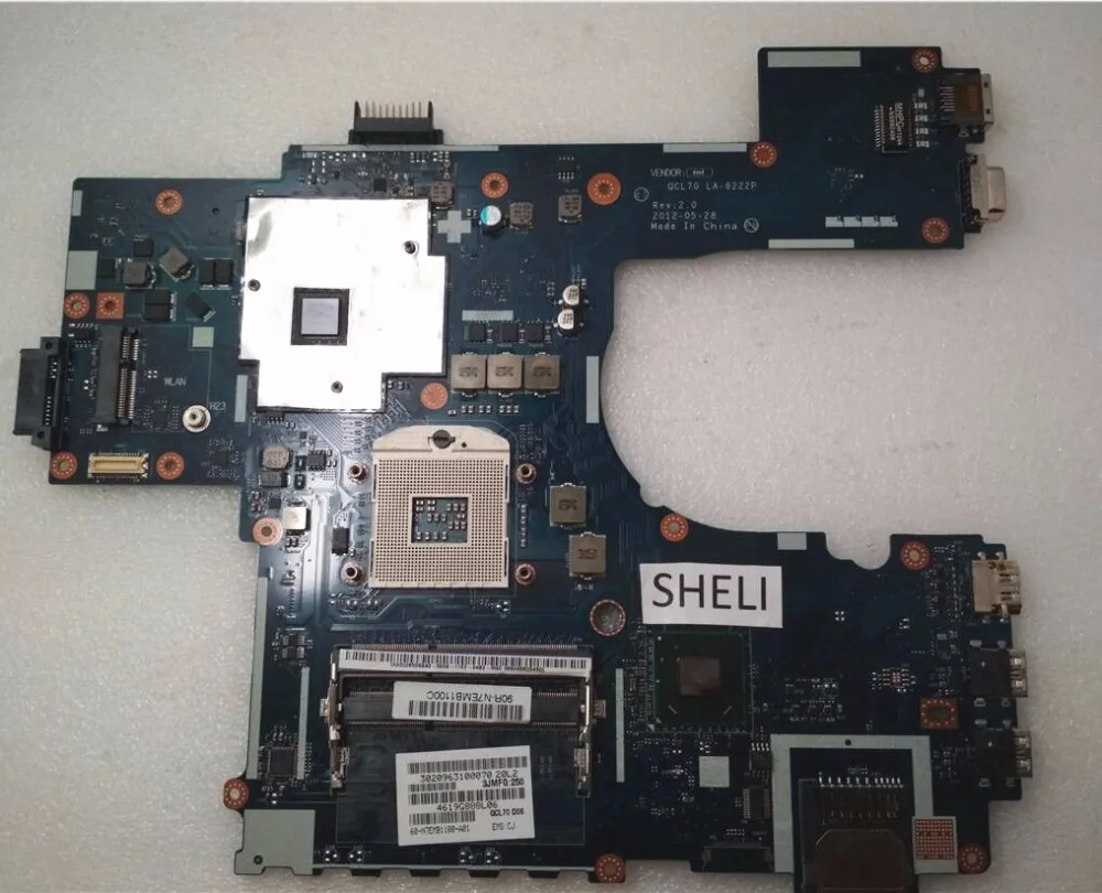 

SHELI For ASUS K75V K75VM K75VJ Motherboard QCL70 LA-8222P with GT635M Video Card