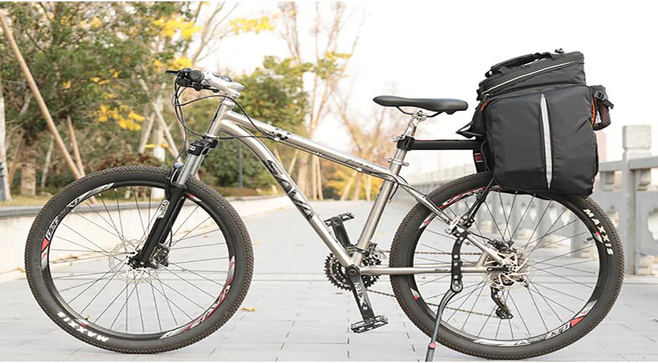 10L Водонепроницаемый велосипед мешок MTB сзади стойки Паньер мешок Велоспорт Заднее сиденье сумка велосипед аксессуары