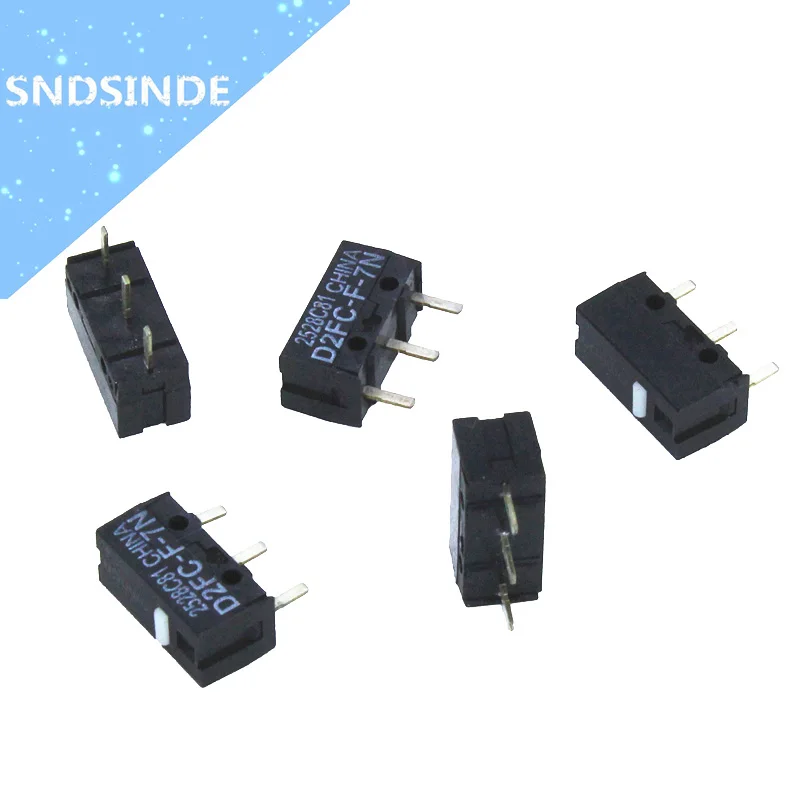 

5PCS/LOT New Authentic OMRON Mouse Micro Switch D2FC-F-7N Mouse Button Fretting D2FC-E-7N D2FC