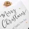 FENGRISE 45x45cm Cotton Linen Merry Christmas Cover Cushion Christmas Decor for Home Happy New Year Decor 2019 Navidad Xmas Gift 3