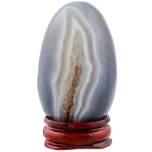 TUMBEELLUWA натуральный агат Друза геодезический кварц драгоценный камень яйцо Сфера скульптура Статуэтка Исцеление "-2,5" высокое