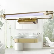 Классический Бронзовый светодиодный зеркальный светильник для ванной комнаты, винтажный настенный светильник, винтажный настенный светильник Wandlamp