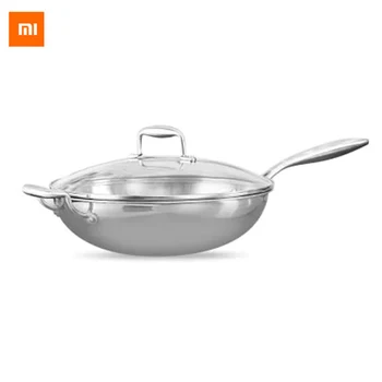 

Xiaomi Mi Healthy Stainless Steel Saute Pan Skillet with Helper Handle and Cover Multipurpose