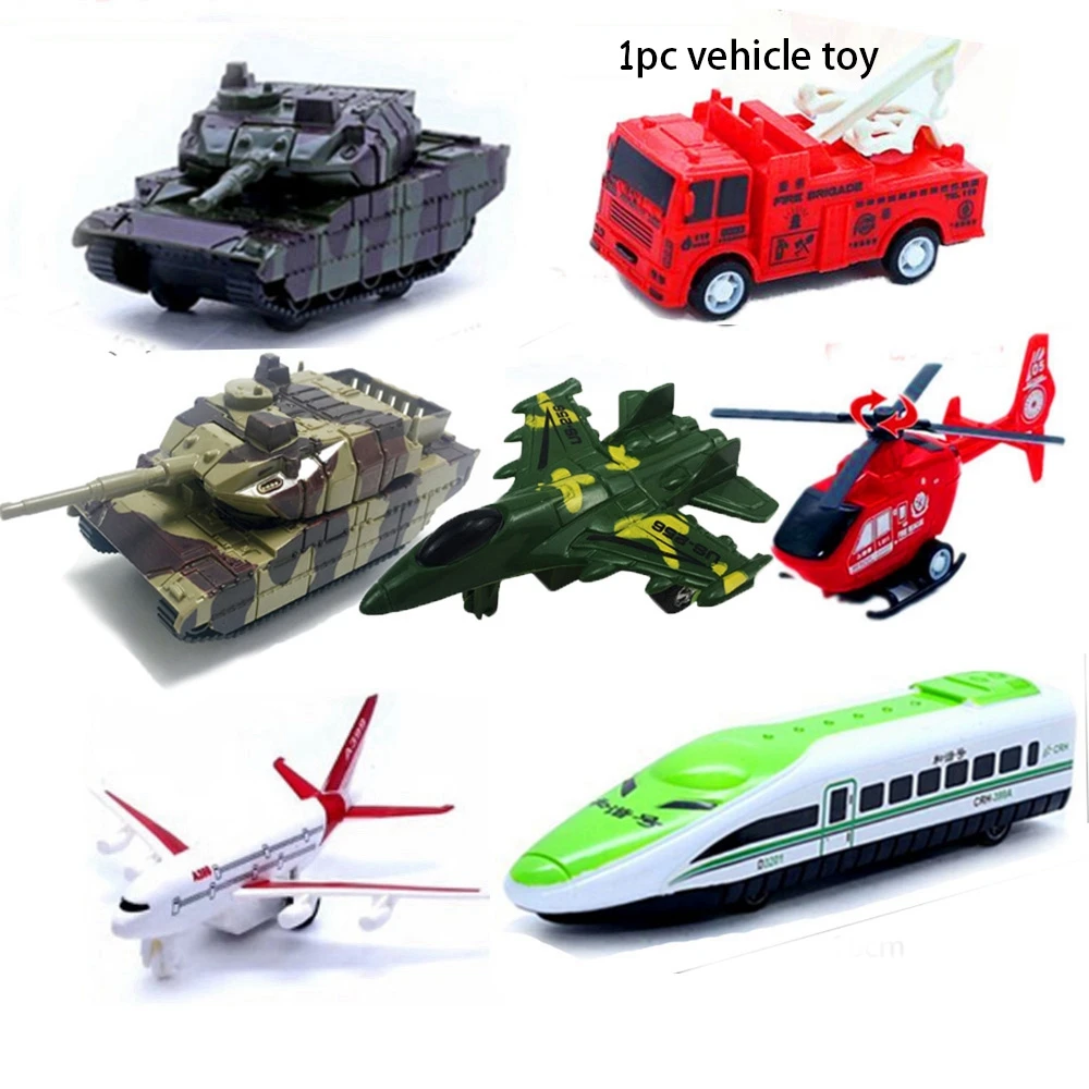 

11 styles Warplane Airplane Helicopter Bus Model Airplane Toy Diecasts Contruction Vehicles Educational Toy Kids Christmas Gift