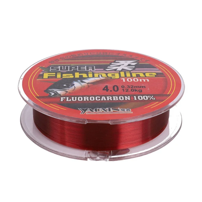 100M Nylon Fishing Tackle Accessories Fishing Line Brown pesca competitive fishing shrimp bream high tensile Super strong 7