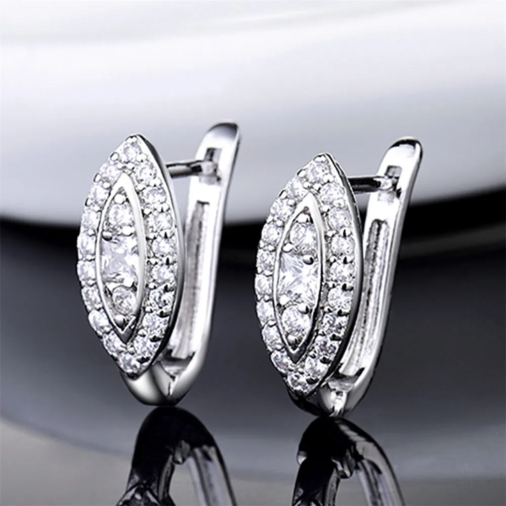 MOLIAM, дизайн, роскошные маленькие модные серьги-кольца Nuevos Anillos, белый кристалл, CZ, массивные серьги, ювелирные изделия для женщин MLE192