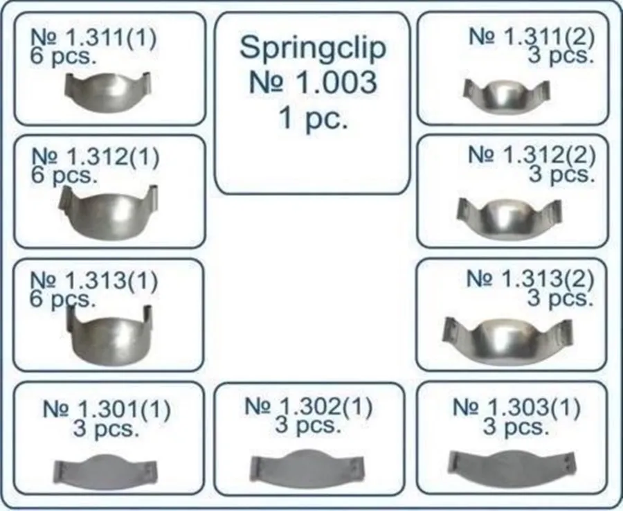 Beste Dental Matrix met Springclip No.1.330 Sectionele Voorgevormd Metalen Matrices Volledige kit voor Tanden Vervanging Dentsit Gereedschap