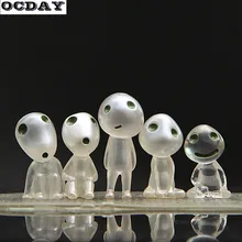 5 шт. фигурки аниме игрушки Светящиеся Кодама трехаяо Миядзаки принцесса Mononoke дерево эльфы дух Кодама эльф мультфильм дети игрушки