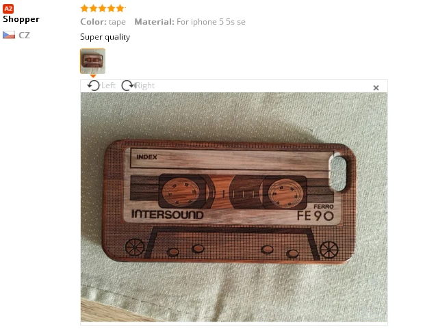 Rosewood iPhone Case Tape 1