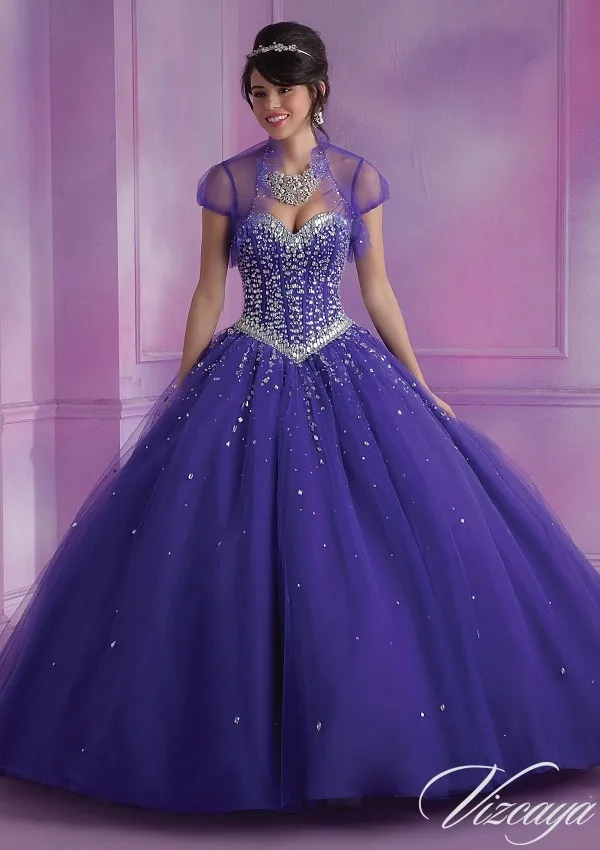 dark purple quinceanera dress