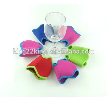 Доставка DHL держатель из неопренового стекла для вина цвет на заказ|wine glass holder|glass