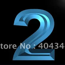 LB871-2 номер два дисплея Декор светодиодный неоновый свет знак