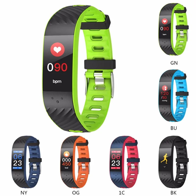 

2018 Smart Wristbands Top Smart Band Heart Rate Monitor Smartband Bracelet Multi-language Version Blood Pressure for IOS Android