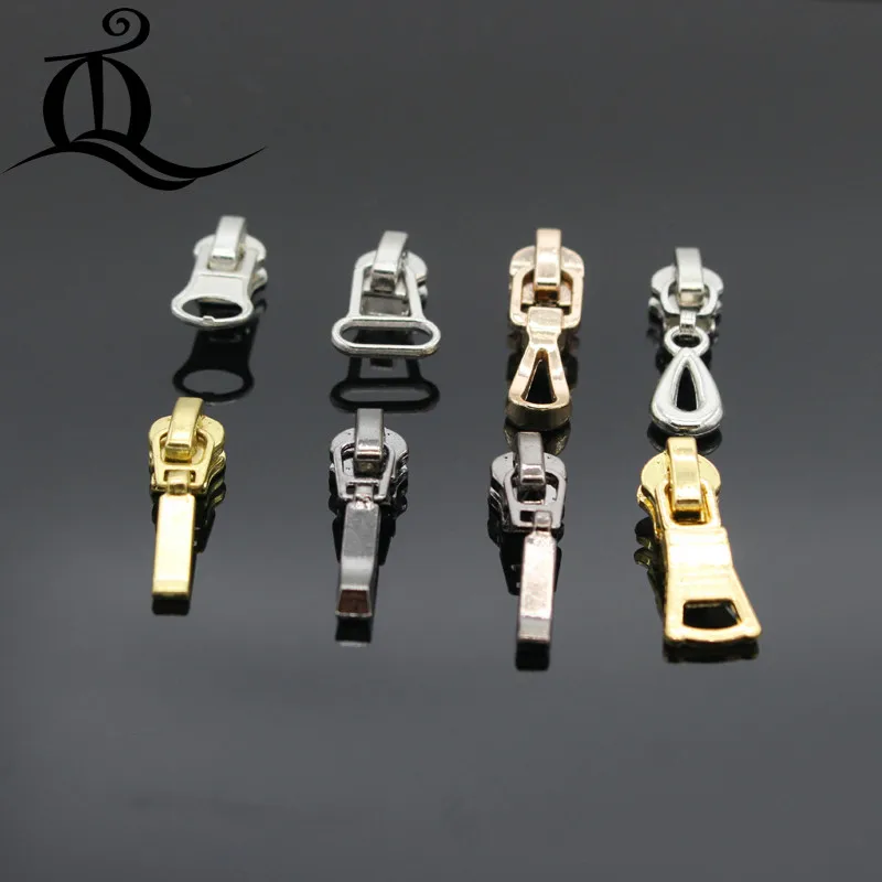 

3# 20pcs Wholesale High quality metal copper zipper puller, clothing accessories,DIY Zipper Sliders Garment Accessories,x4