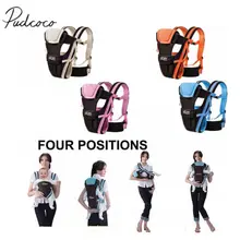 Бренд новорожденный младенец Перевозчик дышащий Эргономичный Регулируемая перевязь слинг рюкзак младенец Перевозчик 0-24 м