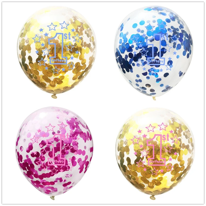 23 шт./компл. Baby Shower декор воздушный шар "Конфетти" Пол раскрыть для вечеринок, дней рождения Розовый Синие шары